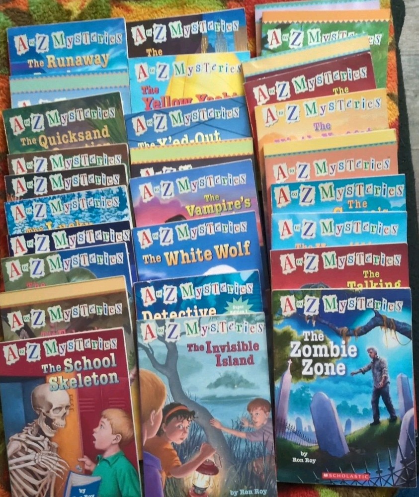 Lot of 28 A TO Z MYSTERIES by Ron Roy PB Books Kids Chapter Books VGC