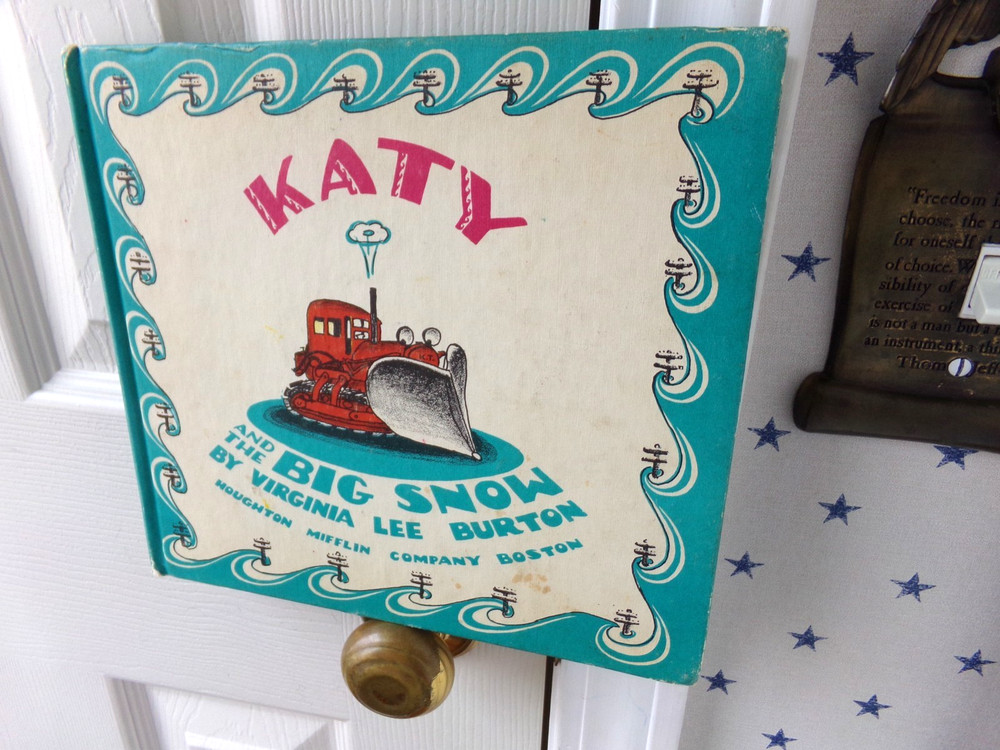 Katy and the Big Snow By Virginia Lee Burton Vintage Hardcover Picture Book 1943