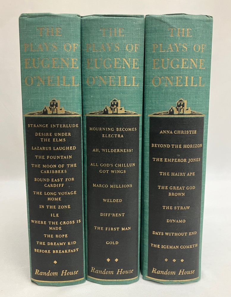 3 VOLUME SET The Plays of Eugene O’Neill Random House Hardcovers