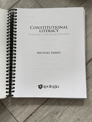 📚 Constitutional Literacy Workbook Apologia Homeshcool