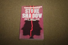 Stone Shadow by Rex Miller 1989 PB 1st Printing Onyx Horror w/ Embossed Cover