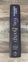 SIGNED Waterstones FURY BOUND Sable Sorensen SPRAYED EDGES UK 1st/1st