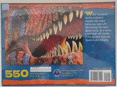 Dinosaur T-Rex Puzzle 550 pcs 18×24 NIB Sealed + 48 page T-Rex Handbook