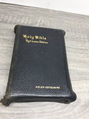 Holy Bible Self-Pronouncing S.S. Teachers Red Letter 1926 National Bible Press