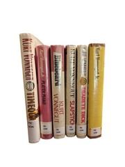 Kurt Vonnegut Lot Of 6 Hardcover Books Ex-Library Classic Literary SciFi