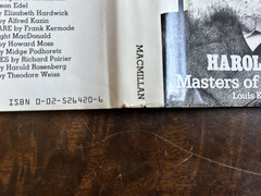 Ibsen by Harold Clurman Masters of World Literature Series ( 1977 – HC/ DJ )