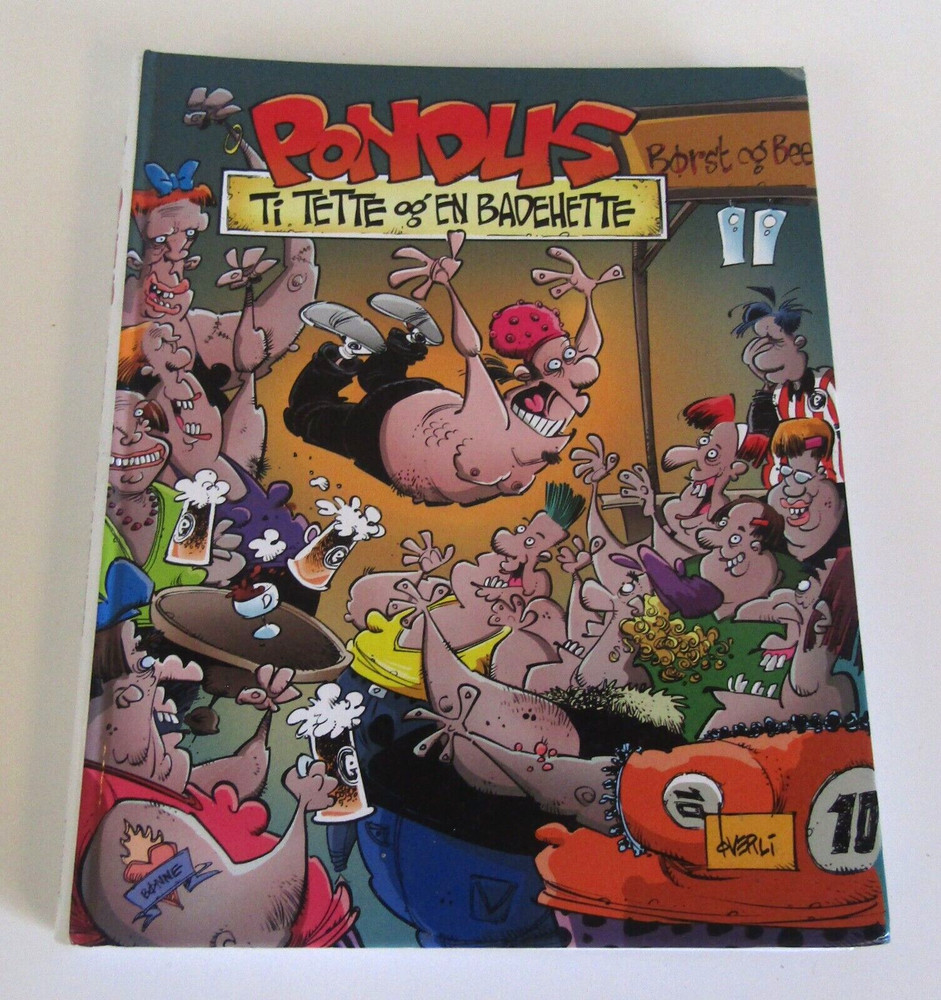 Pondus Comic Hardcover Book 10 In Norwegian