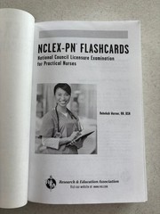 Nclex-Pn Flashcards Rebekah Warner 2013 Practical Nurse Exam Rea Review