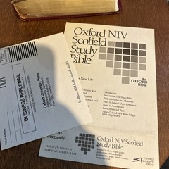 1984 Oxford NIV New Scofield Study Bible Burgundy Bonded Leather; 1978 NIV Text