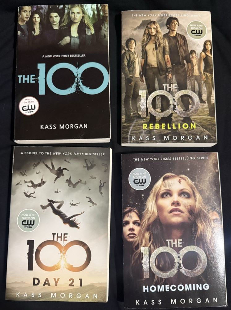 The 100 By Kass Morgan Paperback Series Lot of 4