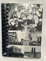 Vtg. Cookbook A Taste Of Perry County IN 212 Pages Of Recipes With Index