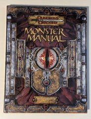 Monster Manual v3.5, Dungeons and Dragons Hardcover 2003 First Printing