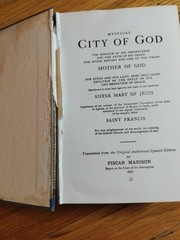 Mystical City of God 4 Vol Set Mary of Agreda Fiscar Marison HC AMI 1971