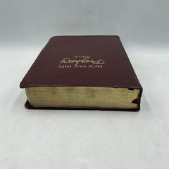JACK VAN IMPE PROPHECY BIBLE Jack Van Impe Hardcover Faux Leather Burgundy