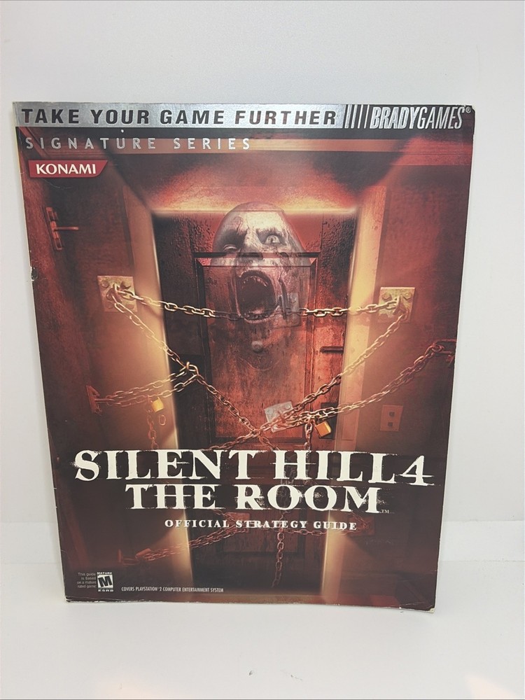 Silent Hill 4: The Room Official Strategy Guide (BradyGames, 2004) w/ Poster
