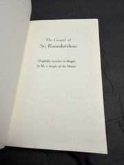 The Gospel Of Sri Ramakrishna Abridged Hardcover 1974