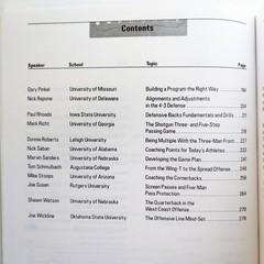 2009 Coach of the Year Clinics Football Manual Coaching Book