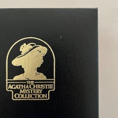 AGATHA CHRISTIE Lot of 11 Mystery Collection Hardcover Leatherette Books BANTAM