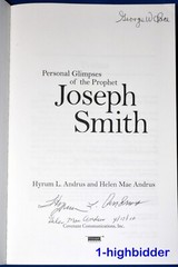 SIGNED x3 Personal Glimpses of Prophet Joseph Smith Hyrum & Helen Mae Andrus LDS