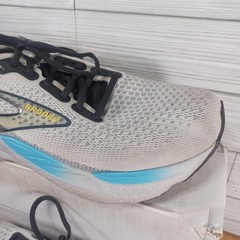 Brooks Glycerin 21 Shoes Mens Size 9.5D Gray Blue Neutral Cushioned Running