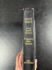 1979 Rex Humbard Prophecy Bible KJV Black Genuine Leather