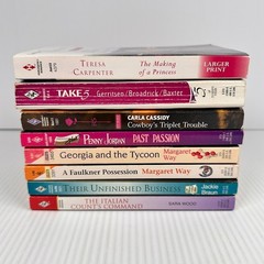 8x Harlequin Romance Paperback Books/Novels – Multiple Titles & Authors