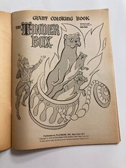 Vintage – Seven (7) Clean Giant Coloring Books – Wizard of OZ, Pinocchio,