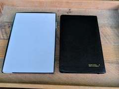 Classic 1984 NIV Thinline Black Bonded Leather Made in Belgium Red Letter Clean