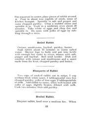 1919 The Rabbit Cook Book Vintage Recipes (61 page)