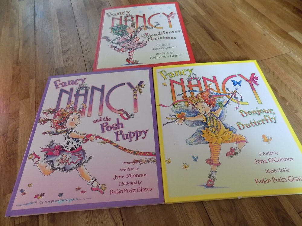 Fancy Nancy Lot 3 Hardback Oversized Books Storybook Jane O’Connor