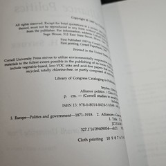 Alliance Politics (Cornell Studies in Security Affairs)