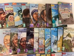 WHO WAS WERE WHAT LOT 43~ Biography Free Shipping Books Classroom Paperback
