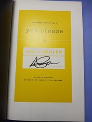 Yes Please by Amy Poehler SIGNED First Edition 1st Printing 2014 Hardcover