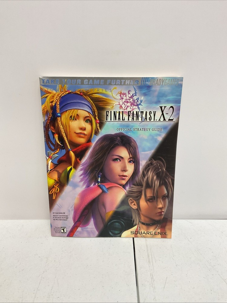 Final Fantasy X-2 Strategy Guide Brady Games, No Poster Map