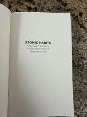 Atomic Habits- An Easy & Proven Way to Build Good Habits & Break Bad Ones USA
