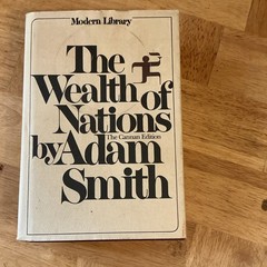 Modern Library Cannan Ed. Adam Smith Hardcover 1937 Wealth of Nations HC/DJ
