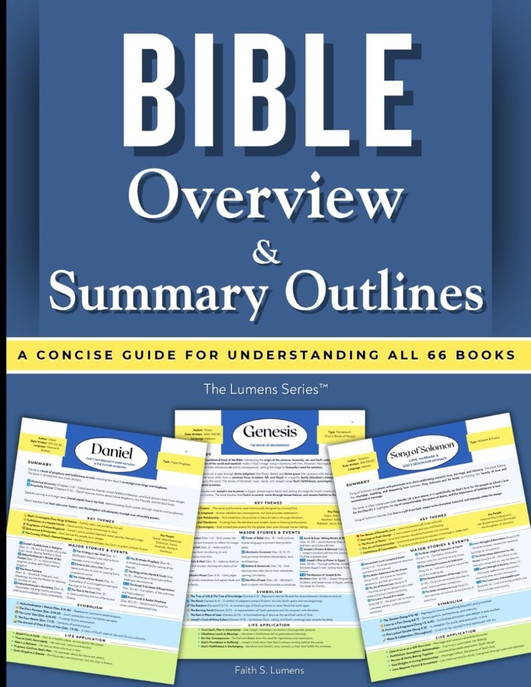 Bible Overview & Summary Outlines: A Quick and Concise Guide for Easy Unders…