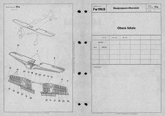 WWII German Parts Manual 1000+ pages ! ILLUSTRATED For Focke Wulf FW190 D-9