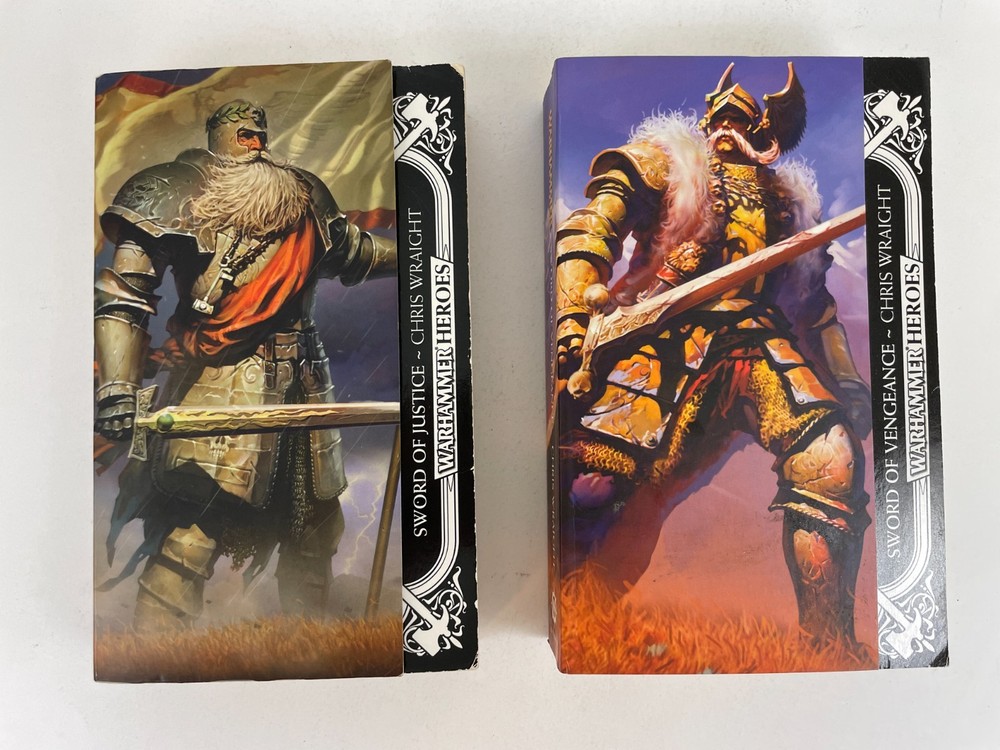 Warhammer Heroes Sword of Justice & Sword of Vengeance Chris Wraight mass mkt pb