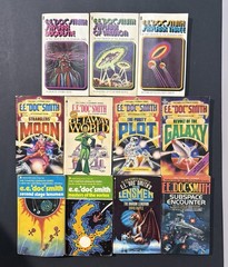 EE Doc Smith paperback Lot of 11 Lensman Skylark d’Alembert Vintage SciFi