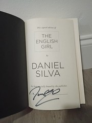 A Novel By Dan Silva:**SIGNED COPY** THE ENGLISH GIRL DANIEL SILVA FIRST EDITION