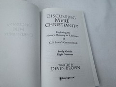 Pair Of Books C S Lewis Mere Christianity & Discussing Mere Christianity Guide