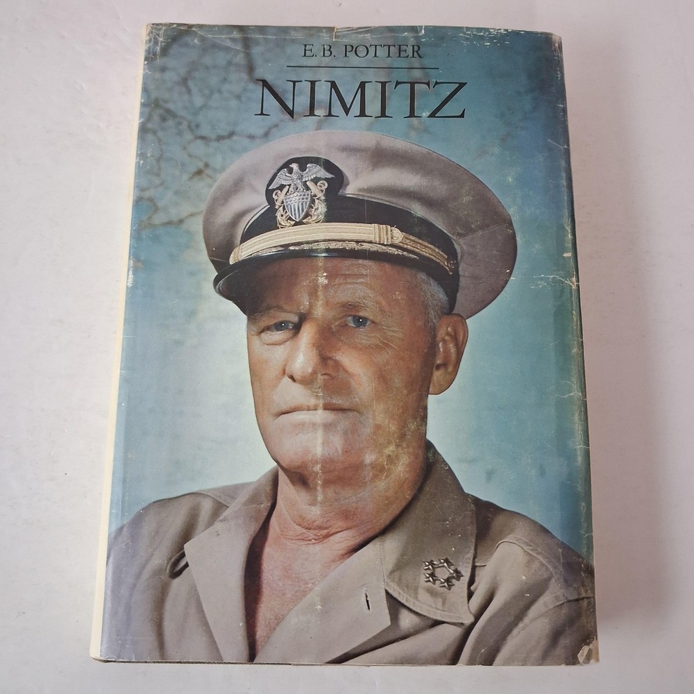Vintage Nimitz E. B. Potter Hardcover Blue Naval Institute Press 1976 Naval Bio
