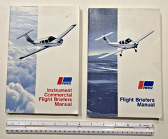 Piper INSTRUMENT COMMERCIAL Flight Briefers Manuals 1979 PB Illustrated JEPPESEN