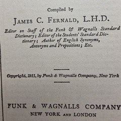 1911 Helpful Hints in English Words & Phrases Companion to Better Say By Fernald