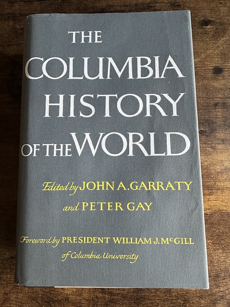 Vintage 1981 The Columbia History Of The World Hardcover Book 1,237 Pages
