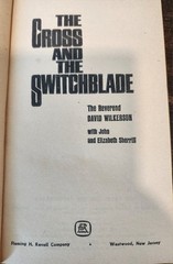 The Cross and the Switchblade First Printing Paperback Revell Printing