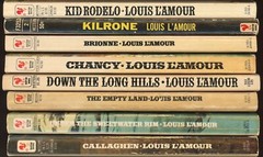 Western Action Adventure Lot of 8 Paperback by Louis Lamour