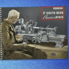South Bend 9″ Precision Lathes Catalog 9-G: REMASTERED FULL COLOR Manual 36 Pgs!