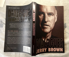 SIGNED Dialogues by Jerry Brown (1999, Paperback) 1st Ed 2nd Pri Autographed
